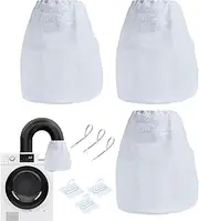 Dryer Lint Vacuum Attachment - Lint Catcher Washing Machine | Washing Machine Lint Catcher | Dryer Vent Lint Catcher Bag | Dryer Vent Bucket | Indoor Box Fluff Cleaning Kit | Reusable Lint Collection