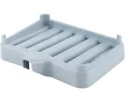 Soap Dish, Wheat Straw Soap Sponge Drain Storage Box Rack Soap Dish Kitchen Bathroom Accessories(Blue)