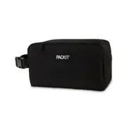 Packit 23cm Freezable Snack Box Food Storage Bag Reusable Travel Pouch Black