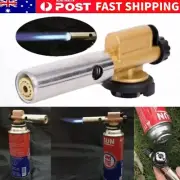 BBQ Butane Gas Torch Blow Fire Lighter Frame Gun Camping Iron Welding Soldering