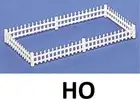 HO Scale - White Picket Fence Set by Bachmann NIP BAC-42100