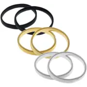 3 Pairs Practical Portable Decorative Arm Cuff Anti- Arm Band Men Bangle Men