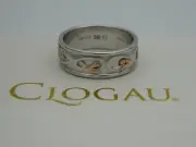 Welsh Clogau Silver & 9ct Rose Gold Tree of Life Band Ring RRP £219.00 size P