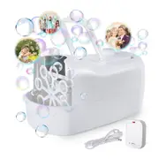 Electric Bubble Machine Automatic Bubble Blower Stage Effect Bubble Maker for Outdoor Birthdays Party