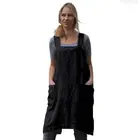 Womenâ€™s Pinafore Square Apron Baking Cooking Gardening Works Cross Back Cotto