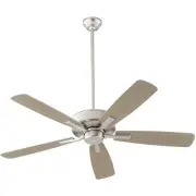 Quorum International 4525-65 Ovation Indoor Ceiling Fan Satin Nickel