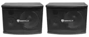 Pair Rockville KPS65 6.5" 2-Way 400 Watt Karaoke Speakers+Wall Brackets / MDF!