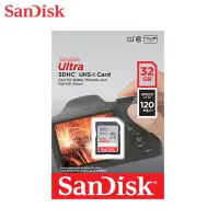 在飛比找Yahoo!奇摩拍賣優惠-SanDisk【32GB】SD 記憶卡 Ultra SDHC