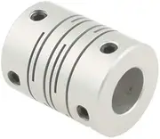 Stepper Motor Flexible Coupling CNC Stepper Motor Flexible Coupling Coupler (10x10mm)(Silver)