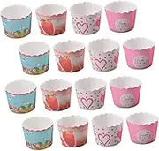 NAMOARLY 200 Pcs 1 Set Adorable Dessert Cups Beautiful Paper Muffin Cups for Birthday Party Supplies and Baking Liners for Cupcakes and Festive Celebrations