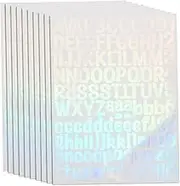 GETAJGHSD 10Sheets Vinyl Letter Stickers Self Adhesive Numbers Decals for Mailbox Address Removable Decorative Letters for Smooth Surfaces for Crafts