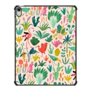 iPad Air 13-inch (M2/M3) iPad Impact Case PINK TROPICAL BIRDS