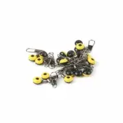 100pcs Fishing Float Bobber Stops Space Beans Connectors Fisherman Equipment A