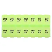Weekly AM/PM with Rounded Base Pill Planner, Medium, 1 Count