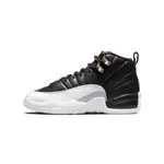 正品AIR JORDAN 12 GS " PLAYOFFS " 2022 季後賽 黑白 女 153265-006