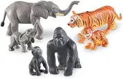 Learning Resources Jumbo Jungle Animals: Mommas and Babies, 6 Animals