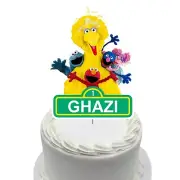 Sesame Street Cake Topper. Personalised Lolly Loot Bag Party Supplies Elmo