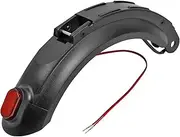 Rear Fender Mudguard Wing + Warning Tail Light Lamp, for Kugoo, for S1 S2 S3 Electric Scooter Skateboard Rear Fender Parts Accessories Skateboard Mudguard