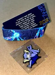 ZOX Strap Season 5 Series 5 Funky Fred Bat Halloween Disco Boogie GOLD Stitched