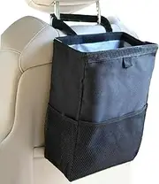 Car Garbage Bag, Car Garbage Bin - Waterproof, Leak-proof Trash Can | Car Interior Accessories, Large Capacity Organisers, Foldable Bin Holder for Trucks