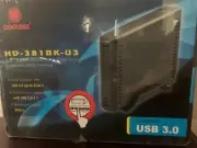 COOLMAX HD-381BK-U3 3.5" SATA Aluminum Enclosure Superspeed USB 3.0 Interface
