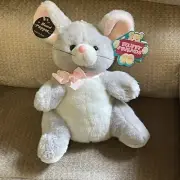 VTG Fluffy Friends Korea Mouse HAND PUPPET Plush Stuffed Animal Toy Rare 12 Inch