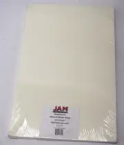 Jam Leder Strathmore 24lb Paper 90gsm 11" x 17" Tabloid Natural White Woven