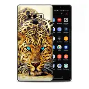 Skins Decal Wrap for Samsung Note 9 - Leopard with Blue Eyes