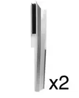 Architects Choice 56x56x341 mm Stainless Steel Chisel Stand Off Glass Fence Post