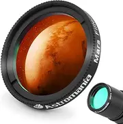 Astromania 1.25" Mars Observing Eyepiece Filter - Prepare for July's Opposition - Designed to Ferret Out Resolution of Martian Polar Regions, Highland Mountain ranges, and expansive mare flatlands