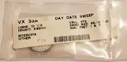 New VX 33A Day Date Sweep Quartz Watch Movement