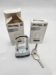 2 Pack MASTER LOCK 500KABRKLH Keyed The Same Padlock, 13/16 in 4DJR4