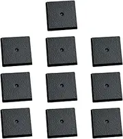 Zxpjkyu Pack of 10 2.5 X 2.5 Cm Square Bases for Models, Elegant and Sturdy, for Tabletop Games, Wargame Accessories, Workshops, Arts and Crafts