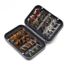 32Pcs/Box Trout Nymph Fly Fishing Lure Dry/Wet Flies Nymphs Ice Fishing Lures