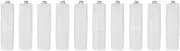 AAA to AA Battery Converter, Battery Converter Adapter, Small Size Easy to Carry 10PCS Waterproof for Home(Transparent Color)