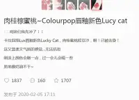 在飛比找Yahoo!奇摩拍賣優惠-Colourpop啞光絲絨lux唇釉新色lucky cat肉