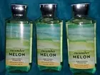 Bath & Body Works CUCUMBER MELON Shower Gel Body Wash 10 fl oz 3 Pack Unopened