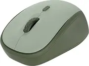 Trust Yvi+ Silent Wireless Mouse, Sustainable Design, 800-1600 DPI, for Left and Right Hand Users, Storable USB Micro Receiver, Quiet Compact Computer Mouse for PC, Laptop, Mac, Home Office - Green