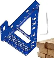 Multi Angle Measuring Ruler,3D Drawing Scribing Square | Aluminum Alloy Precision Tool with Adjustable Multifunctional Design for Measuring Saw Router Machine