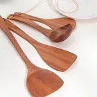 Heat Resistant Wooden Rice Spoon Wood Spatula Shovel Cooking Utensil Turner