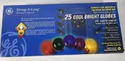 NOS String-A-Long 25 Cool Bright Globe Lights 25' Indoor-Outdoor Christmas Light