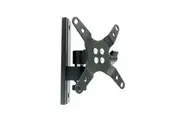 13-30" inch Single LCD Monitor Swivel Tilt Wall Mount Bracket Black 23kg VESA