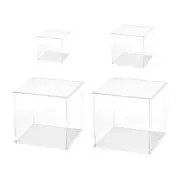 Acrylic Display Box Storage Cube Organizer Storage Organizer for Model Dolls