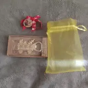 Sliner Metal Christmas Holidays Collectible Gift Gold Bottle Opener Train