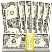 BOOSTEDBLUE Old Million Dollars Bill | 100 Prop Money Real one Million Dollar Feel, Color & Size, Favorit Choice for Schools, Movie Prop Money | Industry Approved Fake Dollar Bills…