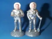 1960'S NASA APOLLO MOON LANDING ASTRONAUT CAPE KENNEDY SOUVENIR FIGURES SET MINT