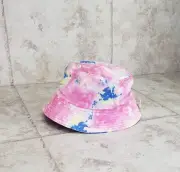 Boonie Bucket Floppy Hat Light Pink Tie Dye Sunhat Old East Main One Size NWT