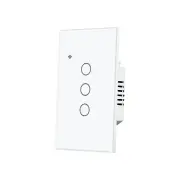 MoesHouse Tuya Smart WiFi Light Switch US Plug 1/2/3/4 Gang Glass Touch Panel APP Remote Control Timing Function Voice C