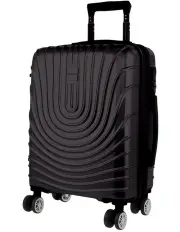 [PIERRE CARDIN] Palais 54cm Cabin Hard Shell Case in Black