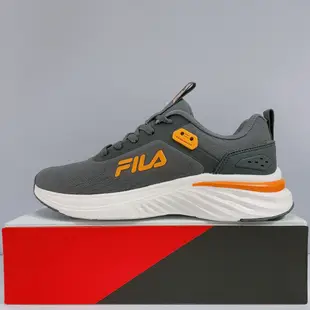 FILA 男生 灰色 輕量 透氣 經典 運動 慢跑鞋 1-J319Y-066